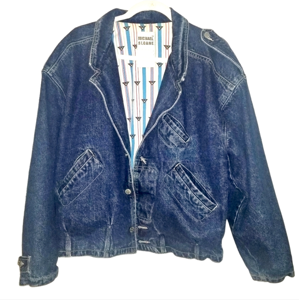 Vintage Michael Sloane Heavy Denim Jacket